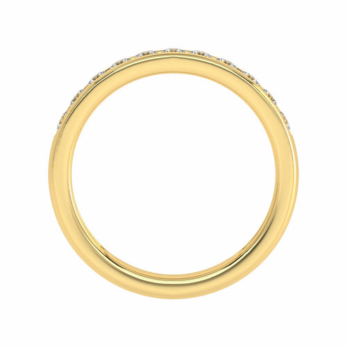 1/2 CT. Lab Created Diamond Single Row Half Eternity band