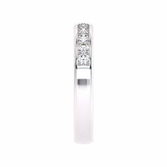 1/2 CT. Lab Created Diamond Single Row Half Eternity band