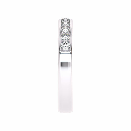 1/2 CT. Lab Created Diamond Single Row Half Eternity band