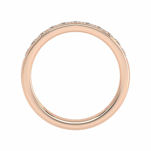 1/2 CT. Lab Created Diamond Single Row Half Eternity band