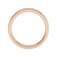 1/2 CT. Single Row half Eternity band