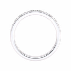 1/2 CT. Lab Created Diamond Single Row Half Eternity band
