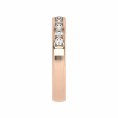 1/2 CT. Lab Created Diamond Single Row Half Eternity band