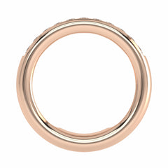 1/2 CT. Lab Created Diamond Single Row Half Eternity band