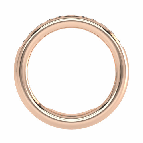 1/2 CT. Lab Created Diamond Single Row Half Eternity band