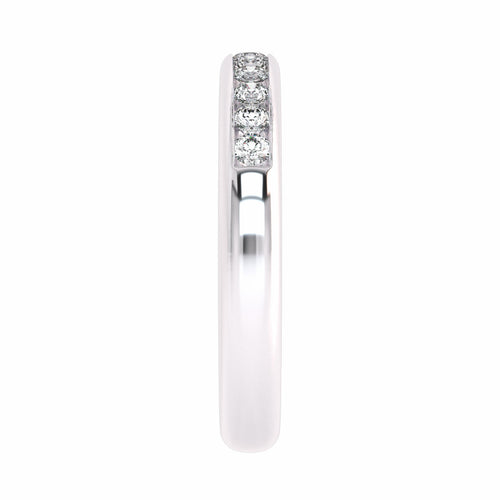 1/2 CT. Lab Created Diamond Single Row Half Eternity band