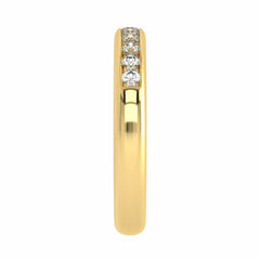 1/2 CT. Lab Created Diamond Single Row Half Eternity band