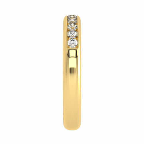 1/2 CT. Lab Created Diamond Single Row Half Eternity band