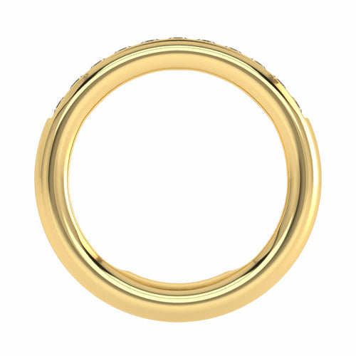 1/2 CT. Lab Created Diamond Single Row Half Eternity band