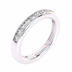 1/2 CT. Lab Created Diamond Single Row Half Eternity band