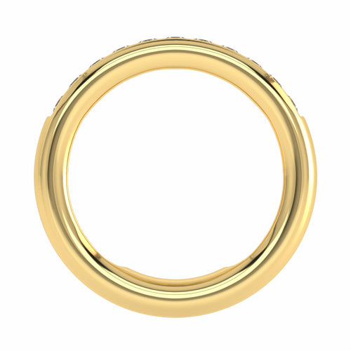 1/2 CT. Lab Created Diamond Single Row Half Eternity band