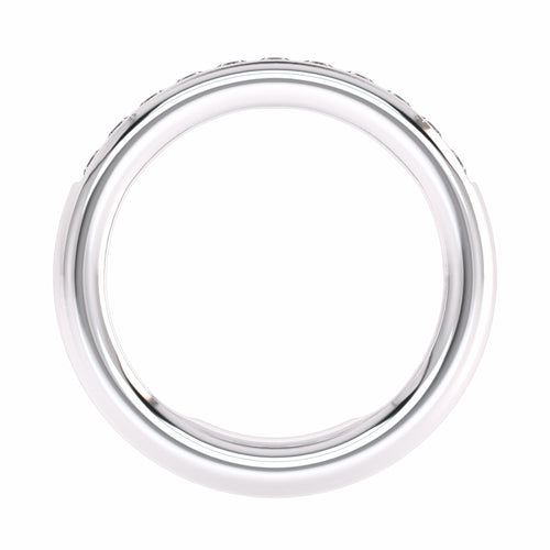 1/2 CT. Lab Created Diamond Single Row Half Eternity band