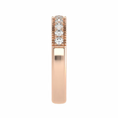 1/2 CT. Single Row half Eternity band