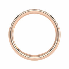 1/2 CT. Single Row half Eternity band