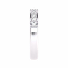 1/2 CT. Single Row half Eternity band