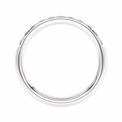 1/2 CT. Single Row half Eternity band
