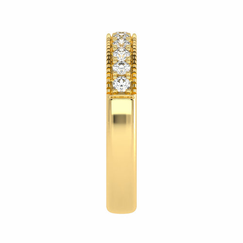 1/2 CT. Single Row half Eternity band