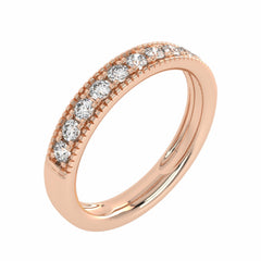 1/2 CT. Single Row half Eternity band