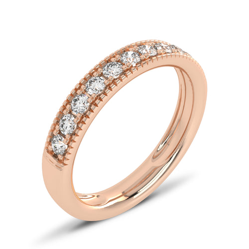 1/2 CT. Single Row half Eternity band