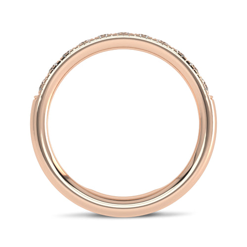 1/2 CT. Single Row half Eternity band