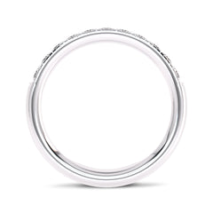 1/2 CT. Single Row half Eternity band