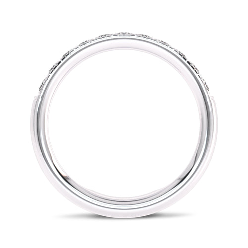 1/2 CT. Single Row half Eternity band