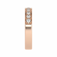 1/2 CT. Lab-Created Diamond Single Row Half Eternity band