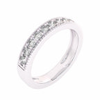 1/2 CT. Single Row Half Eternity band
