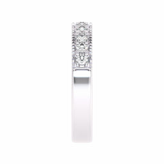 1/2 CT. Lab-Created Diamond Single Row Half Eternity band