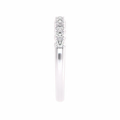 1/2 CT. Lab Created Diamond Single Row Half Eternity band
