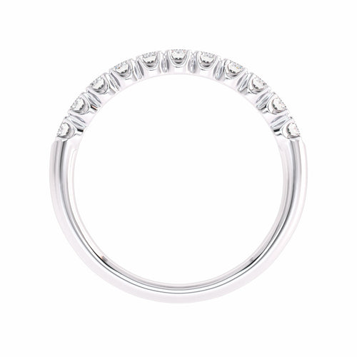 1/2 CT. Lab Created Diamond Single Row Half Eternity band