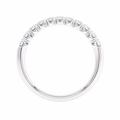 1/2 CT. Lab Created Diamond Single Row Half Eternity band