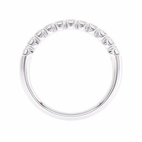 1/2 CT. Lab Created Diamond Single Row Half Eternity band