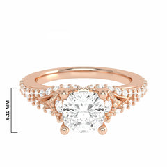 1 CT. Classic Lab Created Diamond Enagegement Ring