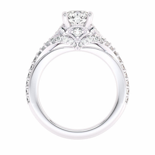 1 CT. Classic Lab Created Diamond Enagegement Ring