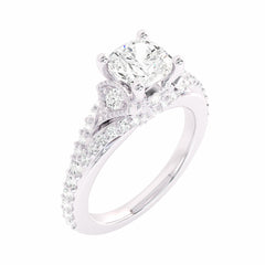 1 CT. Classic Lab Created Diamond Enagegement Ring