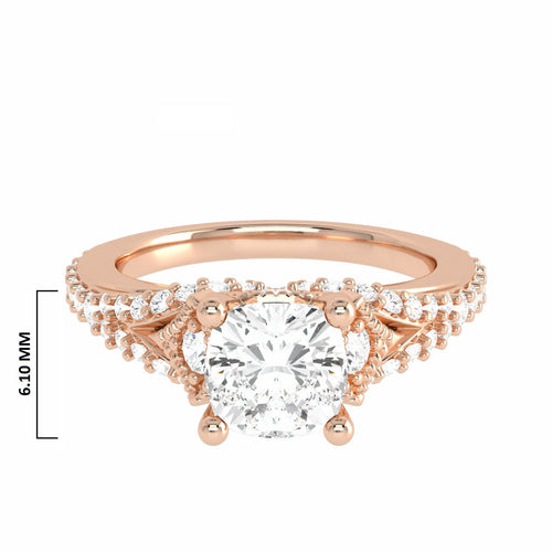 1 CT. Classic Lab Created Diamond Enagegement Ring