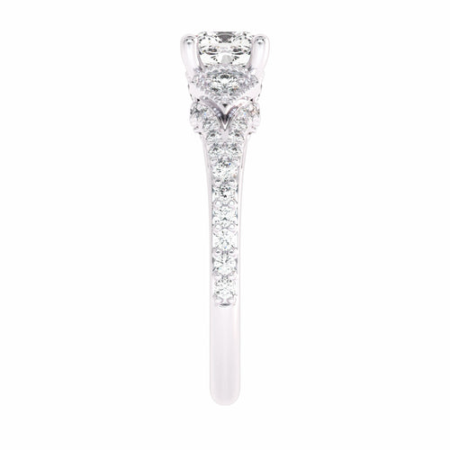 1 CT. Classic Lab Created Diamond Enagegement Ring