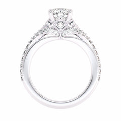 1 CT. Classic Lab Created Diamond Enagegement Ring