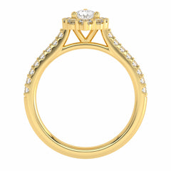 7/8 CT. Classic  Natural Diamond Engagement Ring.