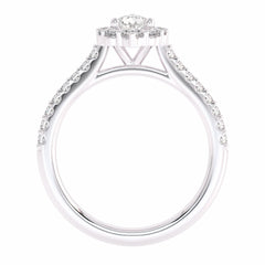 7/8 CT. Classic  Natural Diamond Engagement Ring.