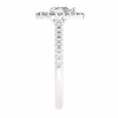 7/8 CT. Classic  Natural Diamond Engagement Ring.