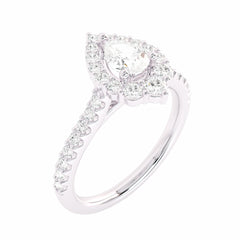7/8 CT. Classic  Natural Diamond Engagement Ring.