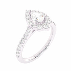 7/8 CT. Classic Lab Created Diamond Engagement Ring