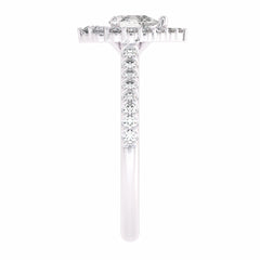 7/8 CT. Classic Lab Created Diamond Engagement Ring