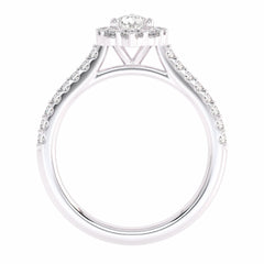 7/8 CT. Classic Lab Created Diamond Engagement Ring