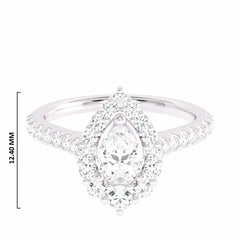 7/8 CT. Classic Lab Created Diamond Engagement Ring