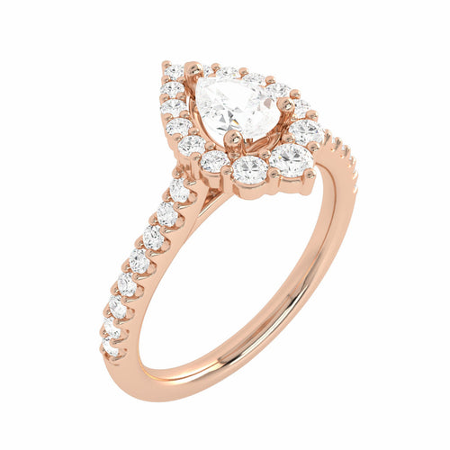 7/8 CT. Classic Lab Created Diamond Engagement Ring