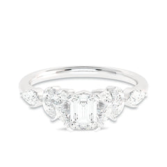 1 CT. Vintage cocktail Lab created diamong Ring.