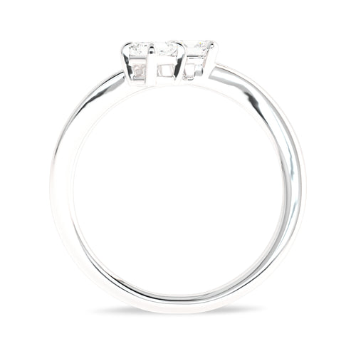 3/8 CT. Twin Lab created Diamond Engagement Ring